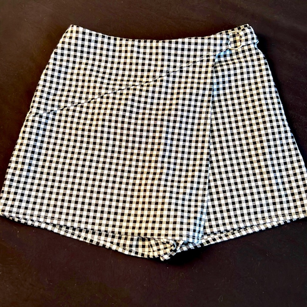 Plaid skort